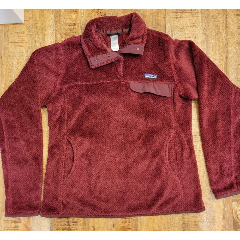 Patagonia Burgundy Fleece Pullover